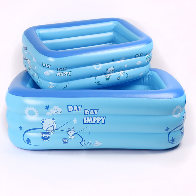 Children's Baby Square Paddling Pool Inflatable Swimming Pool