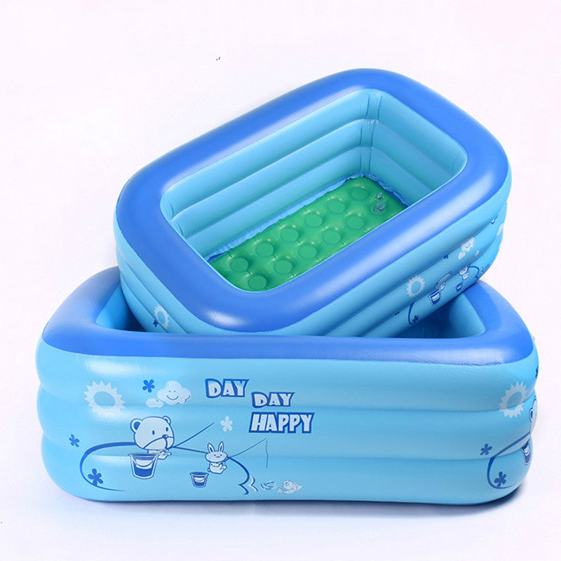 Children's Baby Square Paddling Pool Inflatable Swimming Pool