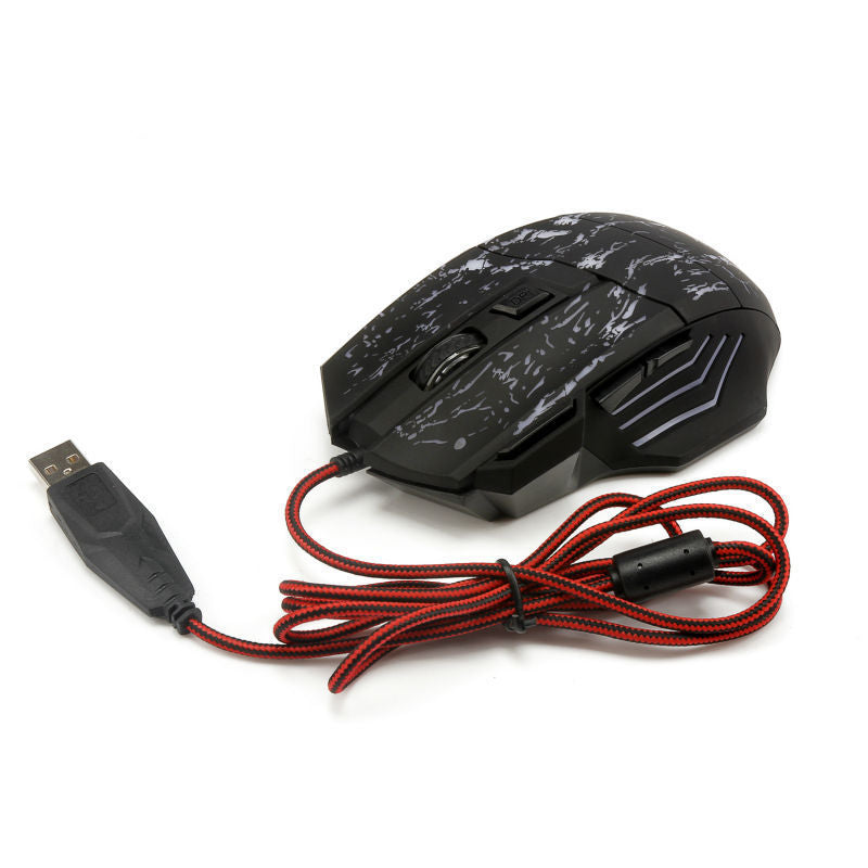 Computer Gaming Mouse Usb Glare Lol Online Gaming