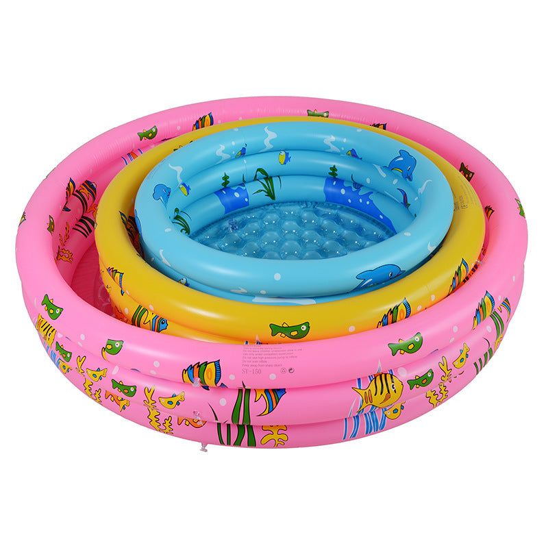 Inflatable outdoor swimming pool