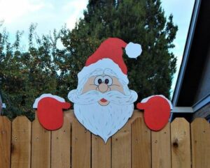 FestiveFence Garden Finials: Christmas Edition