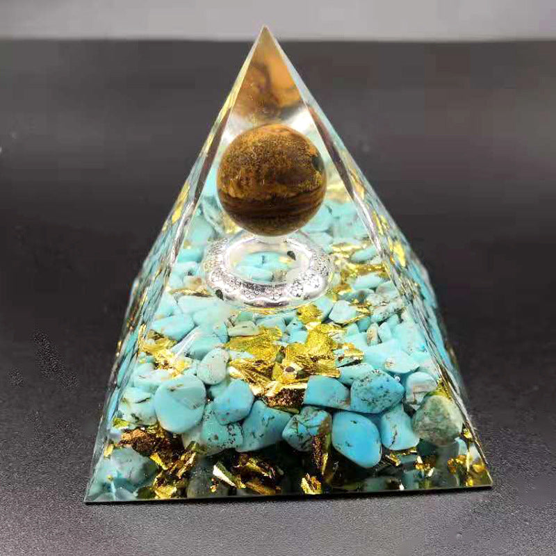 PyramidElegance Resin Home Ornaments