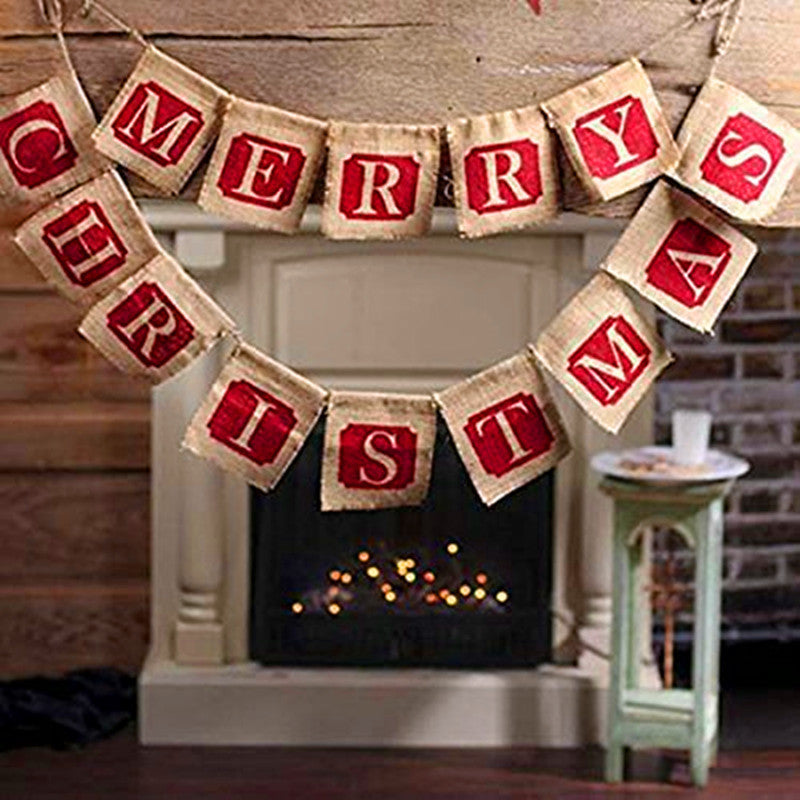 MerryCloth Christmas Banner