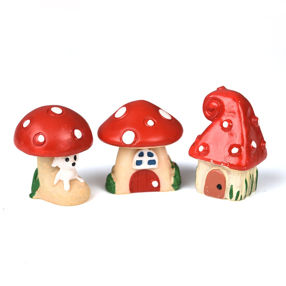 Small Mushroom Micro Landscape Bonsai Ornaments Potted Ornaments